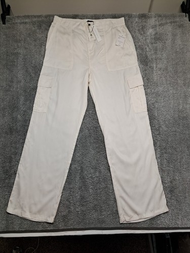 Sanctuary Cargo Pants Womens Large Sophia Straight Leg  Pockets Lightweight - Picture 2 of 15