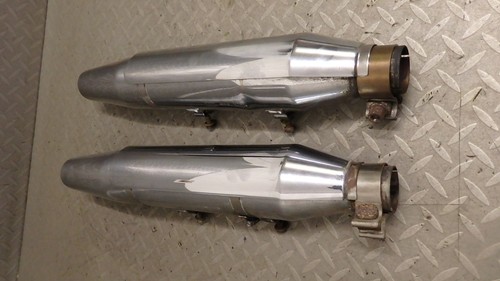 Harley Davidson Sportster XL 1200 883 lattine terminali di scarico (superiore + inferiore) standard - Foto 7 di 15