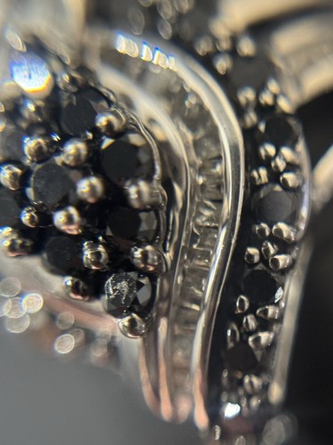Anillo de ónix negro vintage JWBR 925 de plata de ley talla 6,75 - Imagen 9 de 14