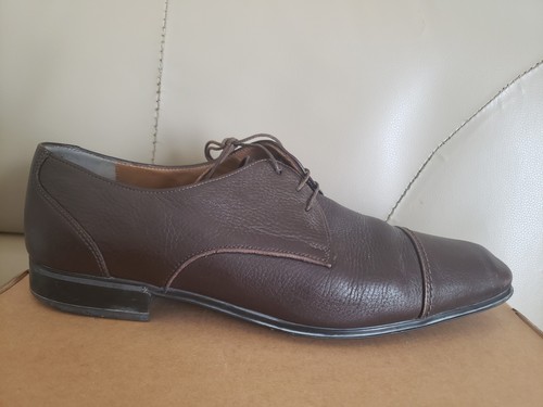 Salvatore Ferragamo elegant Oxford Cup Toe schwarz KIESEL Herren 10-EE UK/11 US $ 990 - Bild 5 von 19