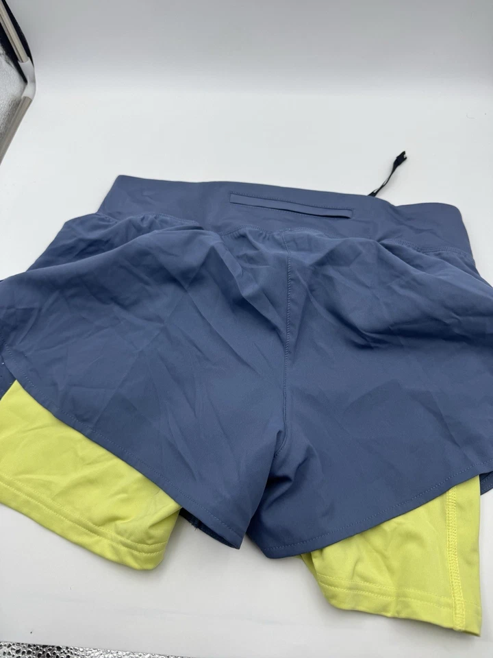 Шорты беговые женские Nike Flex Eclipse 2 в 1 розовые и темно-синие размер M AQ5420 - Изображение 2 из 4