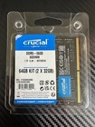 Crucial 64GB Kit (2x 32GB) DDR5 5600 PC5-44800 Laptop Memory CT2K32G56C46S5