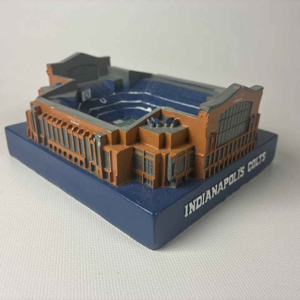 Indianapolis Colts Season Ticket Lucas Oil Stadium Mini Replica MISSING ROOF - Image 4 of 4