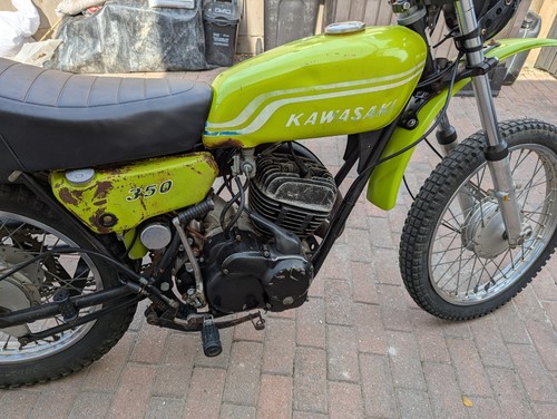 1971 Kawasaki F2 350 BIGHORN FREE UK DELIVERY twin shock 2 stroke TS KX DT RD CR - Picture 7 of 11