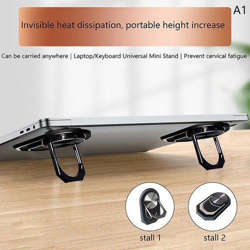 2PCS Laptop Base Bracket Support For Tablet Keyboard Mini Cooling Stand Feet - Afbeelding 13 van 16