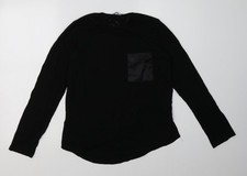 Womens UK Size S Select Black Pullover Sweatshirt