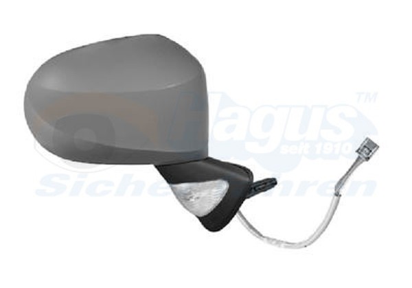 AußEnspiegel Hagus VAN Wezel 4367808 FüR Renault Modus Komplettspiegel Konvex-image