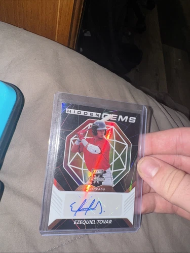 2021 Panini Elite Extra Edition - Hidden Gems Ezequiel Tovar #HG-ET Black (AU,  