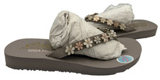 Skechers Women's Meditation Daisy Crush Slip On Sandals Taupe/Multi Size:6 150I
