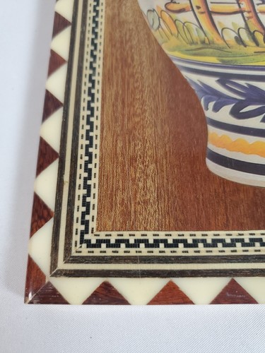 Taracea Salinas Casa De La Artesama Handcrafted Inlaid Wood Marquetry ART SPAIN - Picture 2 of 6