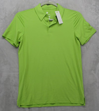 All In Motion Polo Shirt Mens Small Green Stretch Performance Golf Athletic