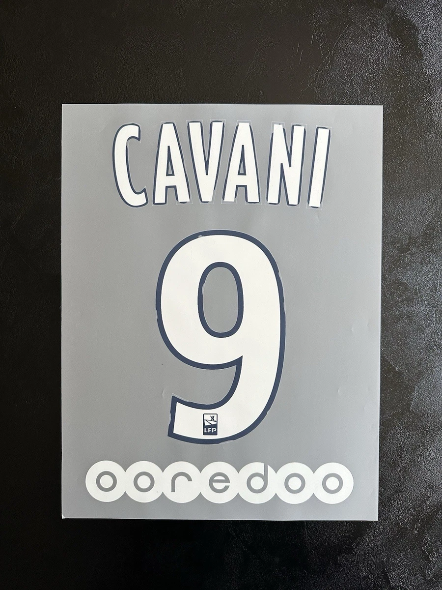 Flocage CAVANI maillot Ligue 1 PSG 2018 2019 Domicile