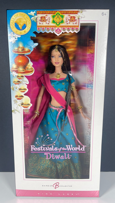 Mattel Barbie Doll Festivals of The World Diwali (2006) Pink Label
