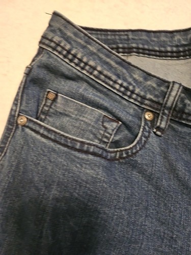 Jeans Buffalo uomo/slim gamba dritta/denim classico casual/lavaggio medio/34x32 - Foto 9 di 22