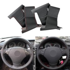 Handnähte Leder Lenkrad Lenkradbezug für BMW 3 Serie E90 2005-2011 X1 E84 10-13