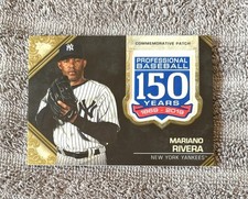 2019 Topps Update MARIANO RIVERA 150 Years Gold /50 Patch HOF New York Yankees