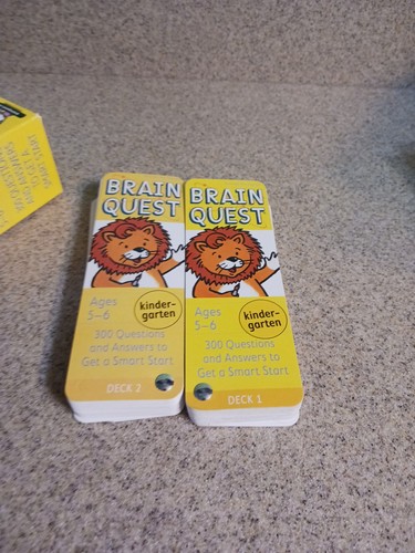 Brain Quest Q&A Karten Kindergarten Deck 1 und 2 4. Auflage - Bild 2 von 2