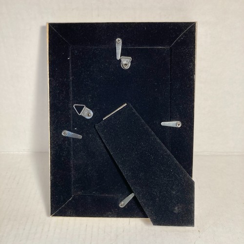 Vintage Art Deco Gold Tone Wood Leaves Picture Frame 4X6" Photo Ornate - Picture 2 of 11
