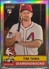 2025 Topps Heritage High Number Tim Tawa RC #651 Chrome Refractor