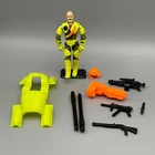 1993 HASBRO GI JOE GUNG-HO v5 MEGA-MARINE COMMANDER FIGURE Working Launcher