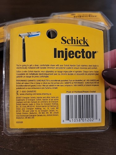 Hojas inyectoras Schick 3 cajas con 7 cuchillas en cada una de colección descontinuadas - Imagen 5 de 5