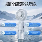 Portable Handheld Personal MINI face Fan 3Speeds Rechargeable Cooling For Travel
