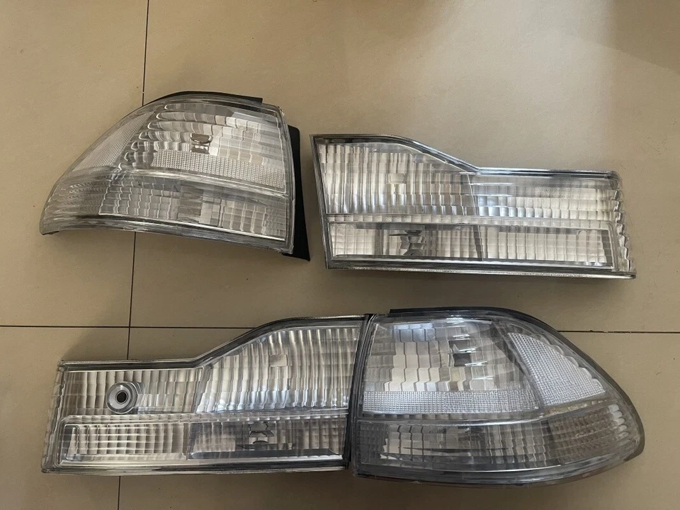 4X Clear Lens Tail Lights Turn Signal Lamps For 2001-2002 Honda Accord 4DR Sedan - Изображение 2 из 4