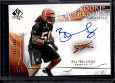 2009 SP Authentic Rey Maualuga Rookie RC Auto #243/299 Bengals