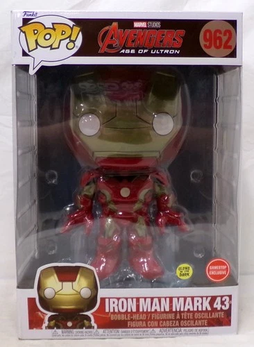 Funko Pop! Marvel Avengers Age Of Ultron 962 Iron Man Mark 43 Gamestop Exclusive