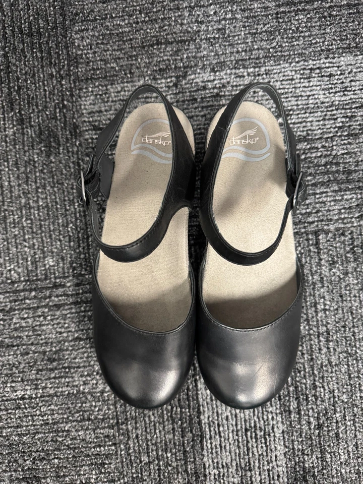 Black Dansko shoes for women size 37, Mary Jane Sam style, Good Condition, - Image 4 of 4