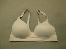 Hanes Size S Womens Beige Lined Wireless Pull On Bralette Bra 8B