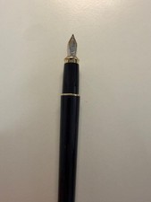 S.T. Dupont Füllfederhalter – Schwarz/Gold – mit Originalbox