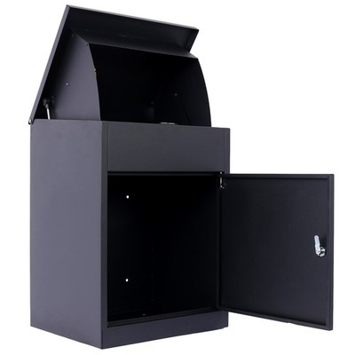 Extra Large Lockable Galvanized Steel Parcel Delivery Box for Wall Mounting