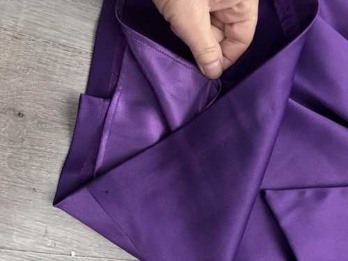 Max & Cleo Schleife vorne Mini Party Kleid lila Satin Abend figurbetont sexy Gr. 4 - Bild 7 von 11