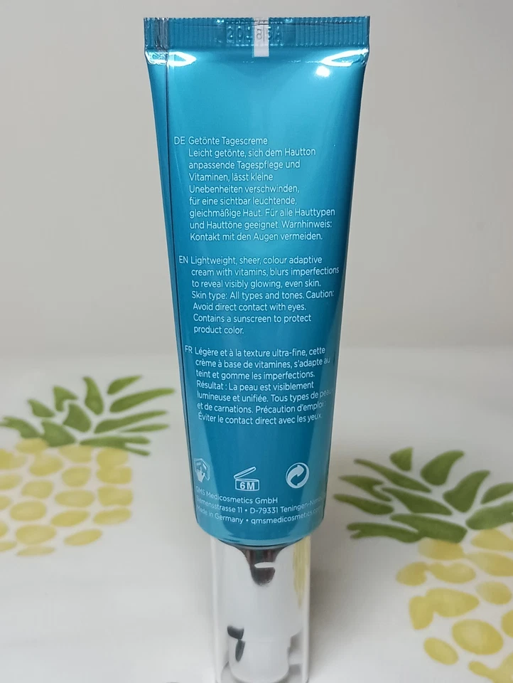 QMS Medicosmetics Active Glow Tinted Day Cream 50 mL NEW no box Free Shipping - Image 2 of 3