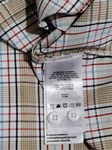 Columbia Sportswear Mens XL Plaid Roll Tab Omni-Shield Polyester Fishing Shirt - Picture 12 of 13