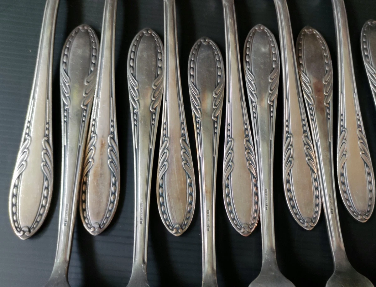 MENAGERE 37 PIECES PLAQUE ARGENT DEETJEN