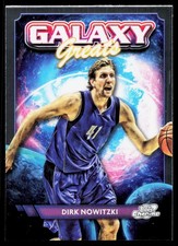 2023-24 Topps Chrome Cosmic #GG-29 Dirk Nowitzki Galaxy Greats