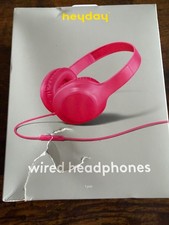 Heyday Wired Over-Ear Headphones with Mic Comfortable, Clear Sound NEW SEALED