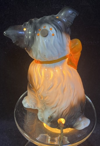 Porzellan Rauchverzehrer Hund - Lampe - Duftlampe - Bild 4 von 7