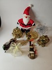 christmas ornament set , Set Of 8 Ornaments,santa Angels Snowmen,guitar Presents
