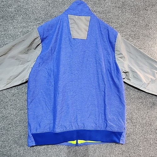 Under Armour UA Performance Mens Large Blue Full Reflective Running Jacket - Picture 19 of 20
