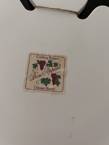 Angel Shaped Cheese Cutting Board 15" White Holiday Christmas Serving Kitchen - Picture 4 of 7