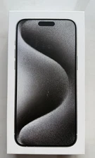 EMPTY iPhone 15 Pro Max Box Only – No Phone – Original Packaging