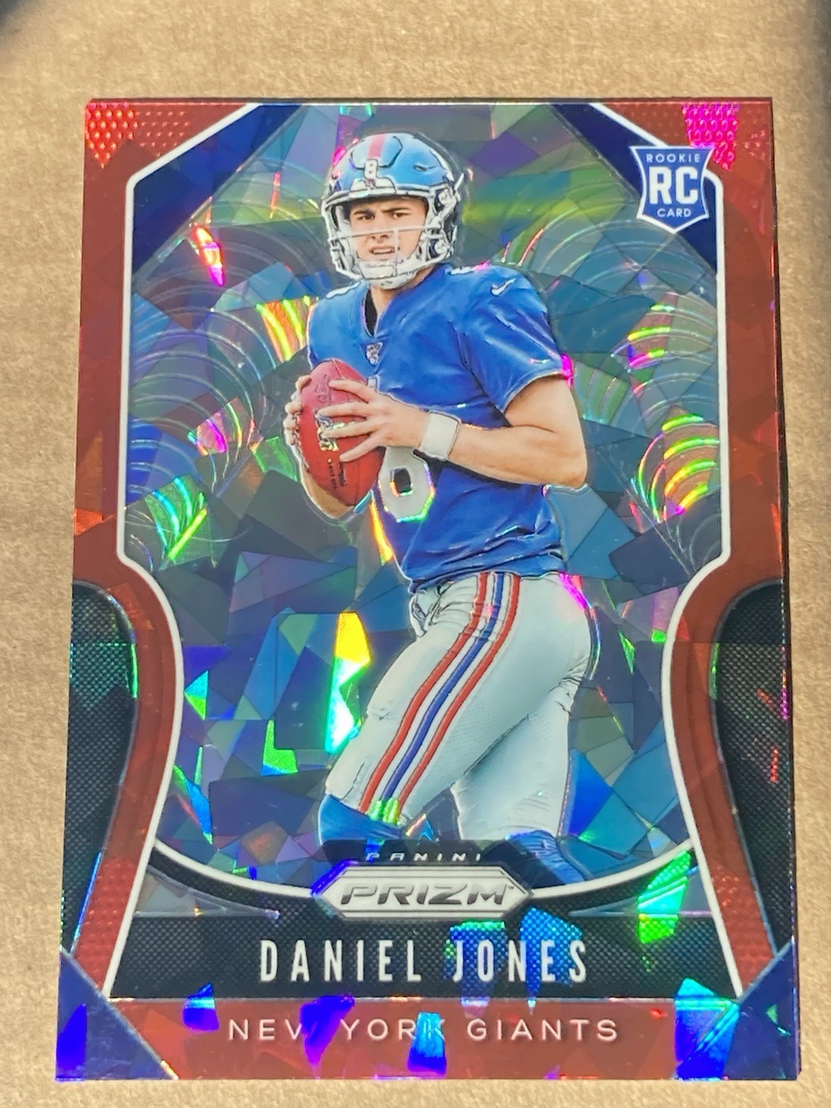 2019 Panini Prizm - Rookies Daniel Jones #302 Red Ice Prizm (RC) Parallel