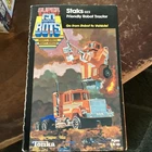 Super GoBots Staks #023 Friendly Robot Tractor w/Box & Styrofoam 1984 Tonka
