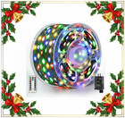 1K LED Multicolored Xmas Lights 330ft, Indoor/Outdoor, IP67 Waterproof, 8 Modes