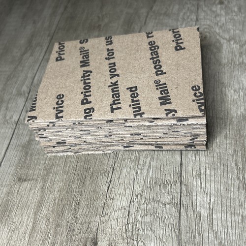 20 Cardboard Corrugated Sleeves 3" x 4” Sports Card Mail Shipping Protectors - Picture 13 of 13