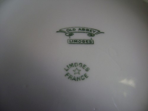 VINTAGE OLD ABBEY LIMOGES FRANCE FLORAL SERVING BOWL/CASSEROLE - Picture 5 of 5