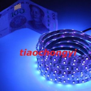 1M-12V-3528-395nm-UV-Ultraviolet-60led-Strip-white-tape-light-waterproof-IP65